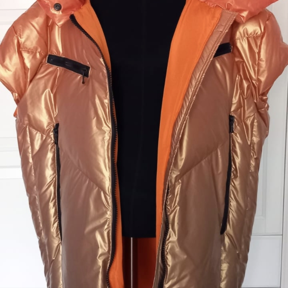 Stylish Gold and Orange Women's Vest - Picture 9 of 15